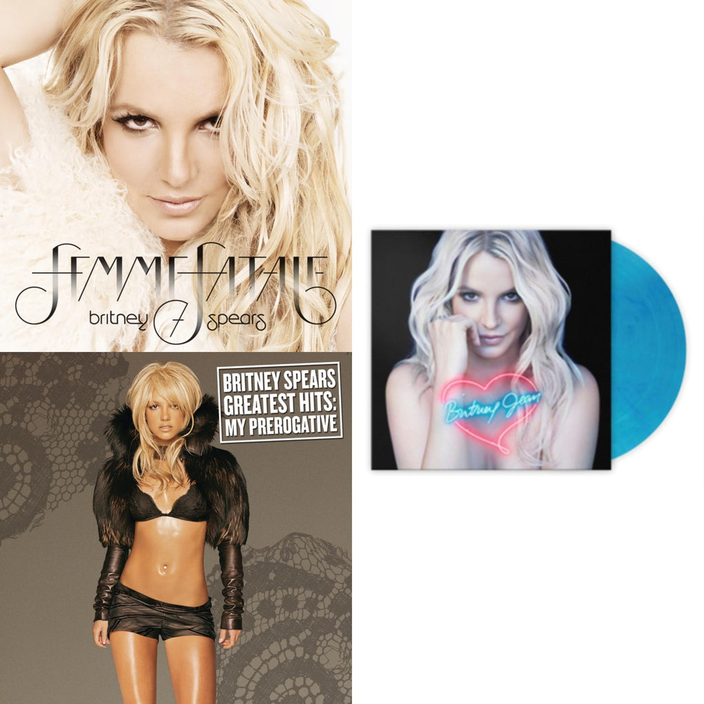 Femme Fatale & Greatest Hits : My Prerogative (2LP) & Britney Jean (Blue Marbled LP Vinyl/Import)