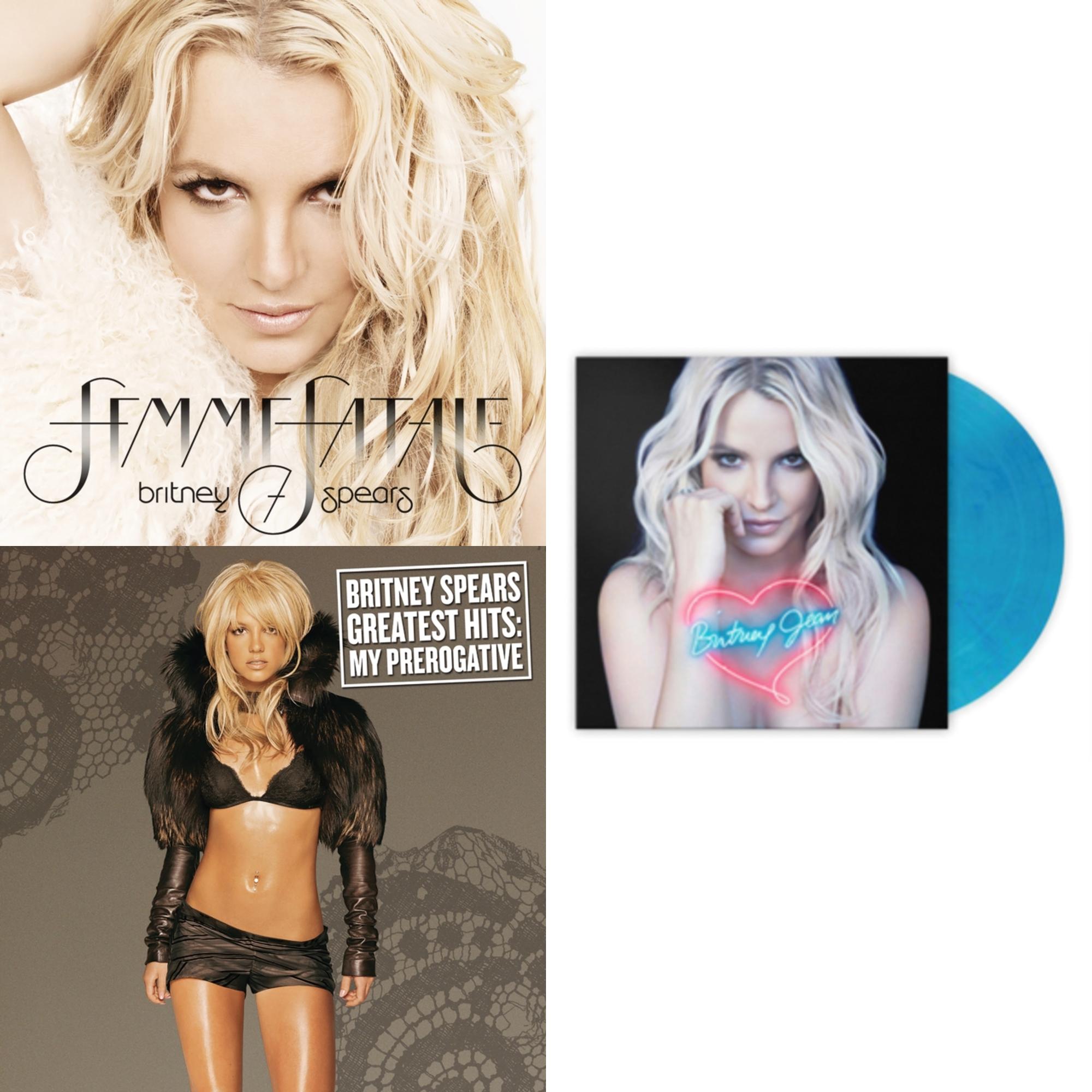 Femme Fatale & Greatest Hits : My Prerogative (2LP) & Britney Jean (Blue Marbled LP Vinyl/Import)