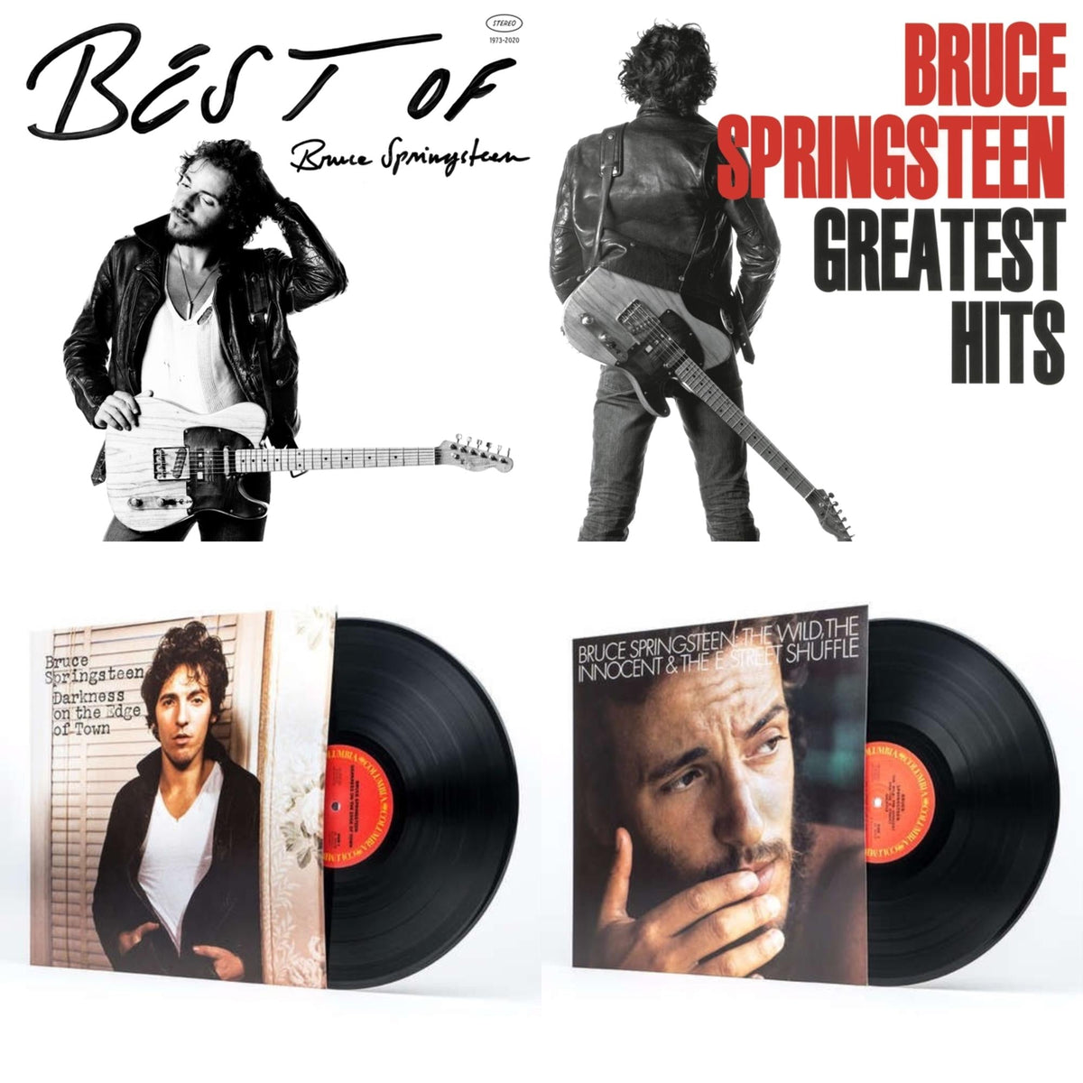Greatest Hits (2 LP/150G Vinyl/Dl Code) & Best Of Bruce Springsteen (2LP) & Wild The Innocent & The E Street Shuffle (180G) & Darkness On The Edge Of Town (180G)