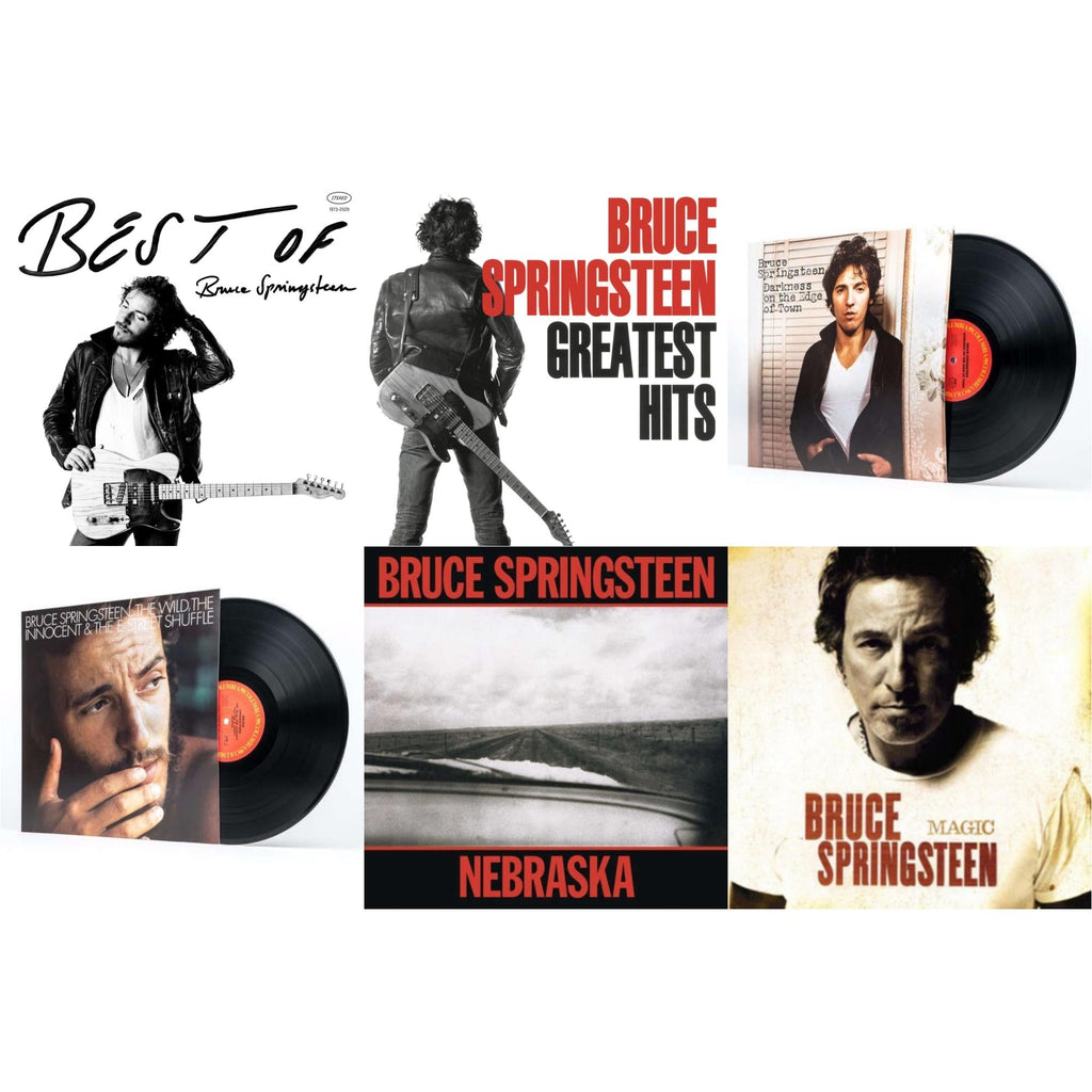 Greatest Hits (2 LP/150G Vinyl/Dl Code) & Best Of Bruce Springsteen (2LP) & Magic (180G) & Wild The Innocent & The E Street Shuffle (180G) & Darkness On The Edge Of Town (180G) & Nebraska (180G)