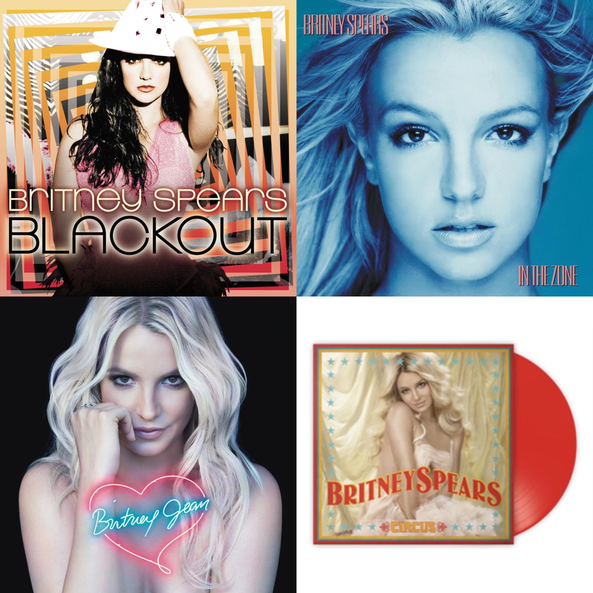 Blackout & In The Zone & Britney Jean & Circus (Red LP Vinyl/Import)