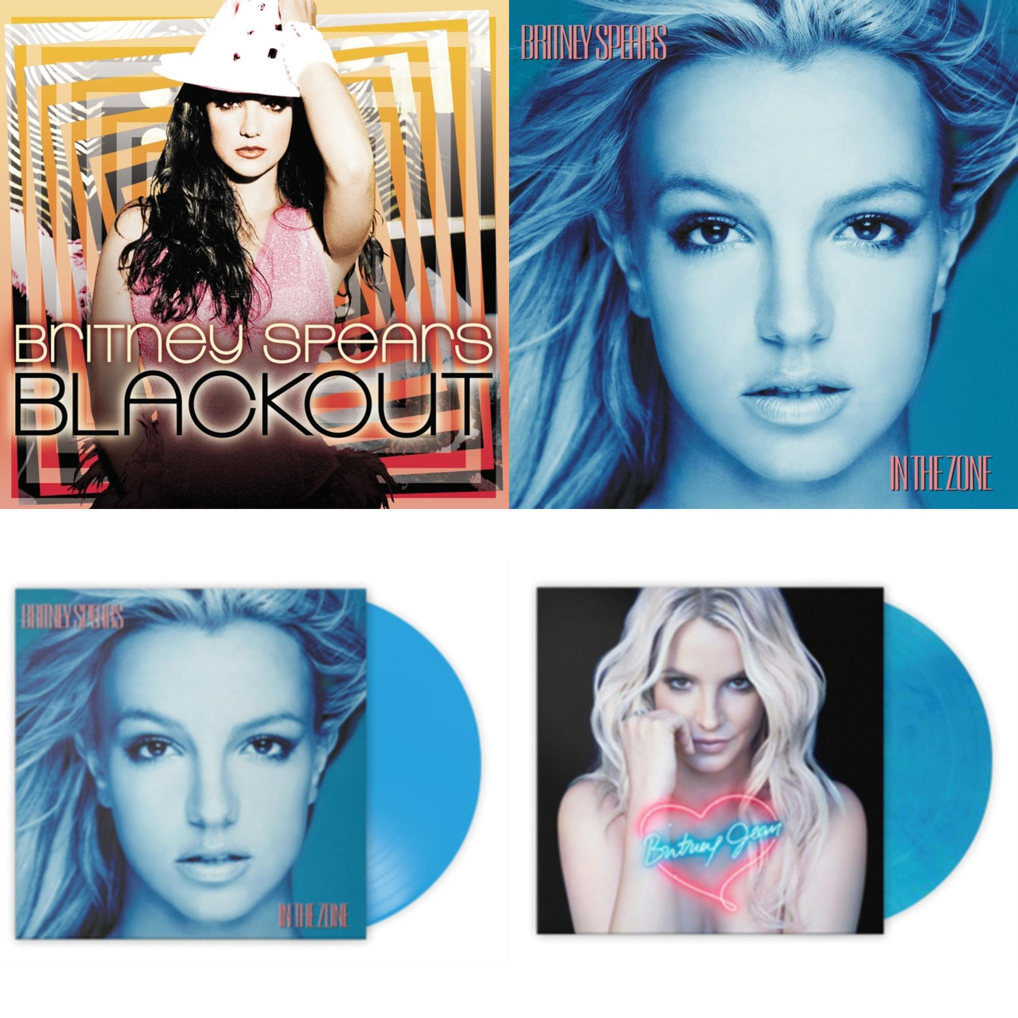 Blackout & In The Zone & In The Zone (Blue LP Vinyl/Import) & Britney Jean (Blue Marbled LP Vinyl/Import)