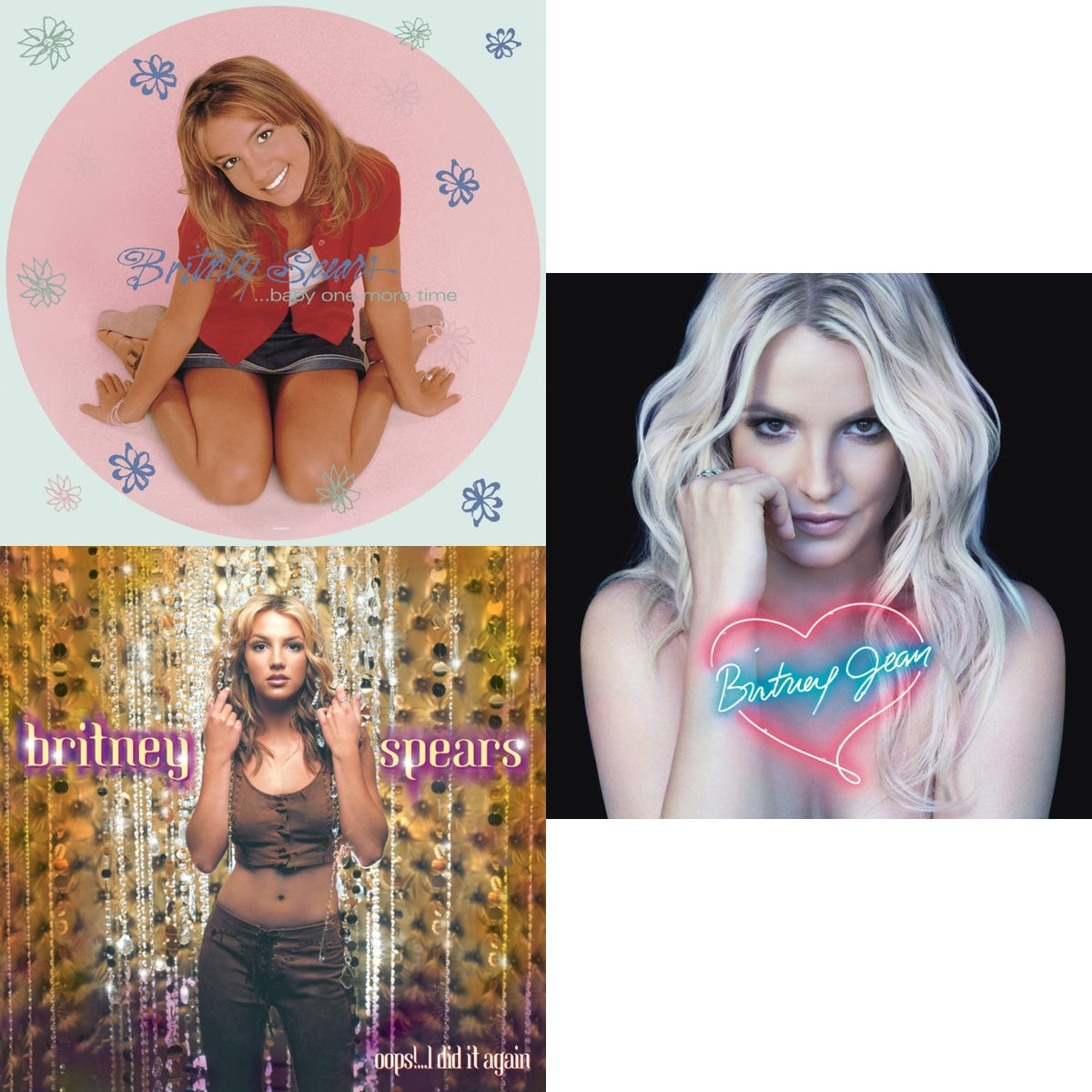 Baby One More Time (Picture Disc/140G/Dl Code) & Oops!... I Did It Again & Britney Jean