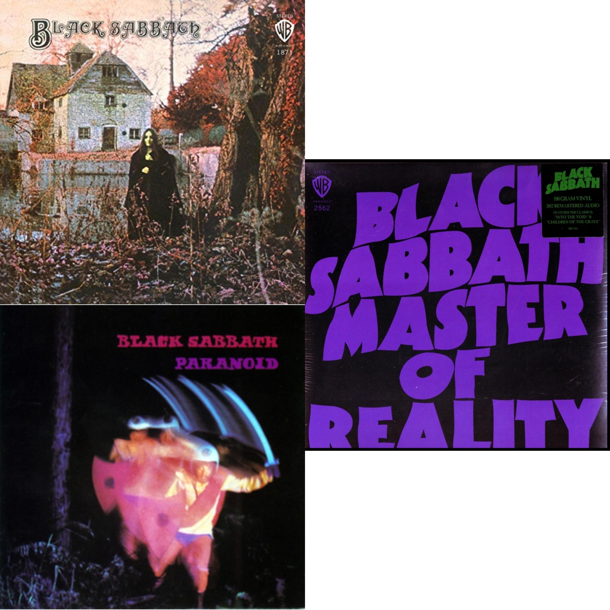 Black Sabbath (180G) & Master Of Reality (180G) & Paranoid