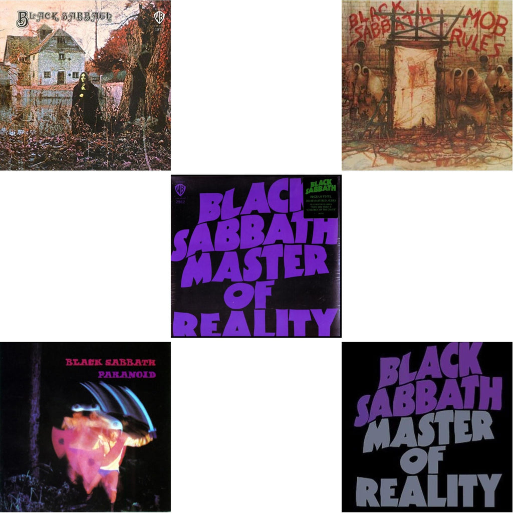 Black Sabbath (180G) & Master Of Reality (180G) & Paranoid & Master Of Reality & Mob Rules (Deluxe/2LP)