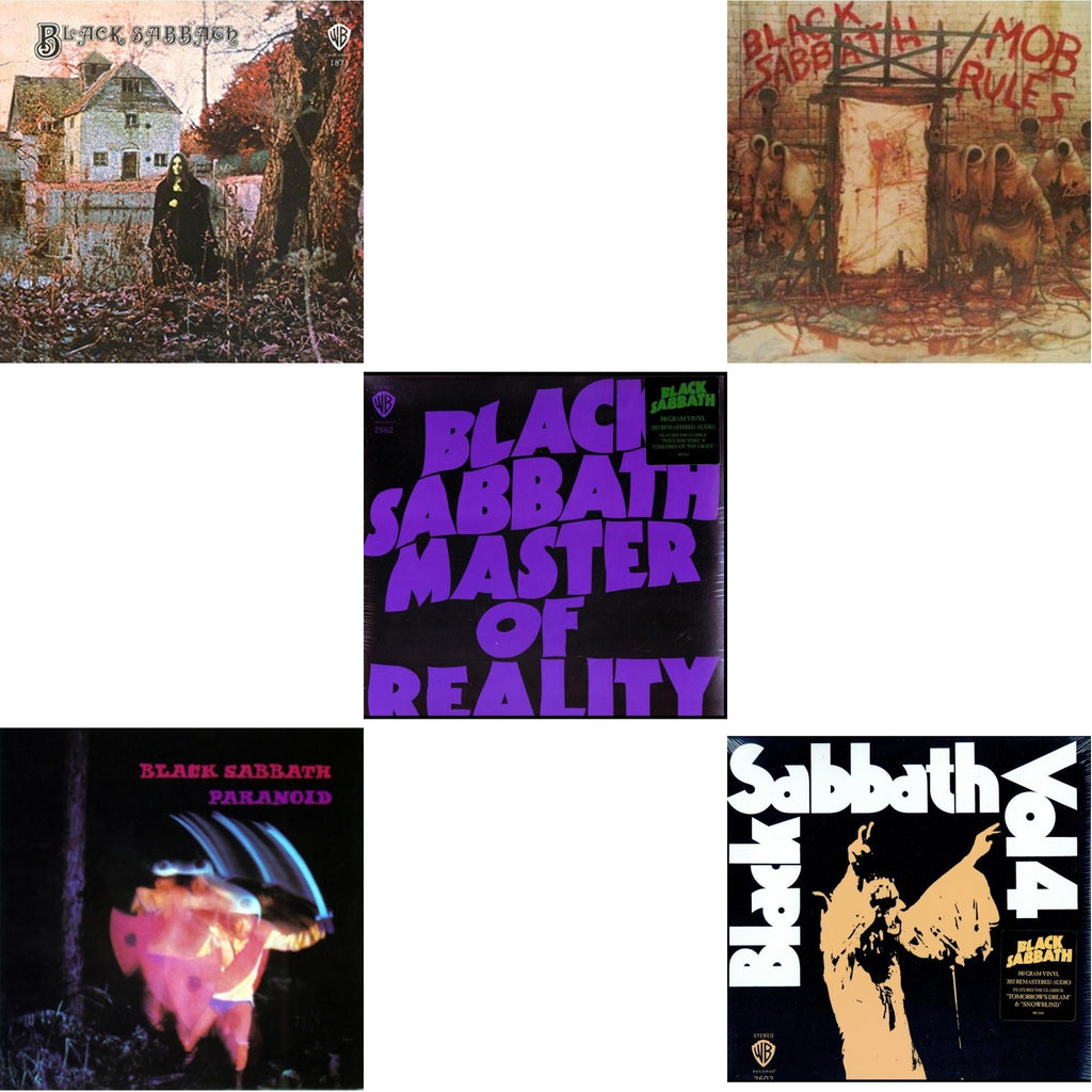 Vol. 4 (180G) & Black Sabbath (180G) & Master Of Reality (180G) & Paranoid & Mob Rules (Deluxe/2LP)