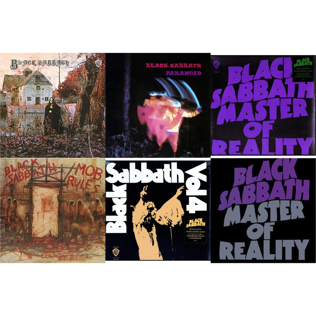 Vol. 4 (180G) & Black Sabbath (180G) & Master Of Reality (180G) & Paranoid & Master Of Reality & Mob Rules (Deluxe/2LP)