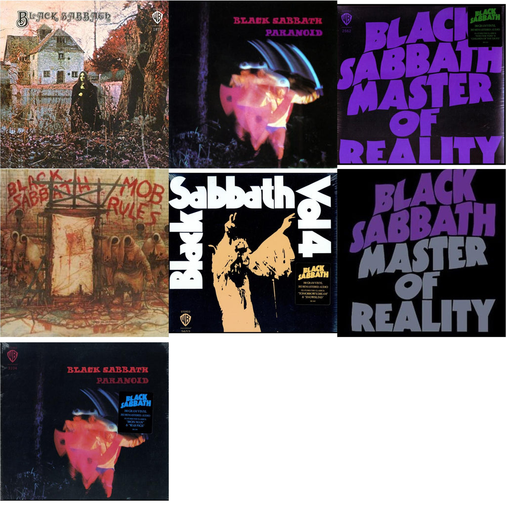 Vol. 4 (180G) & Black Sabbath (180G) & Paranoid (180G) & Master Of Reality (180G) & Paranoid & Master Of Reality & Mob Rules (Deluxe/2LP)
