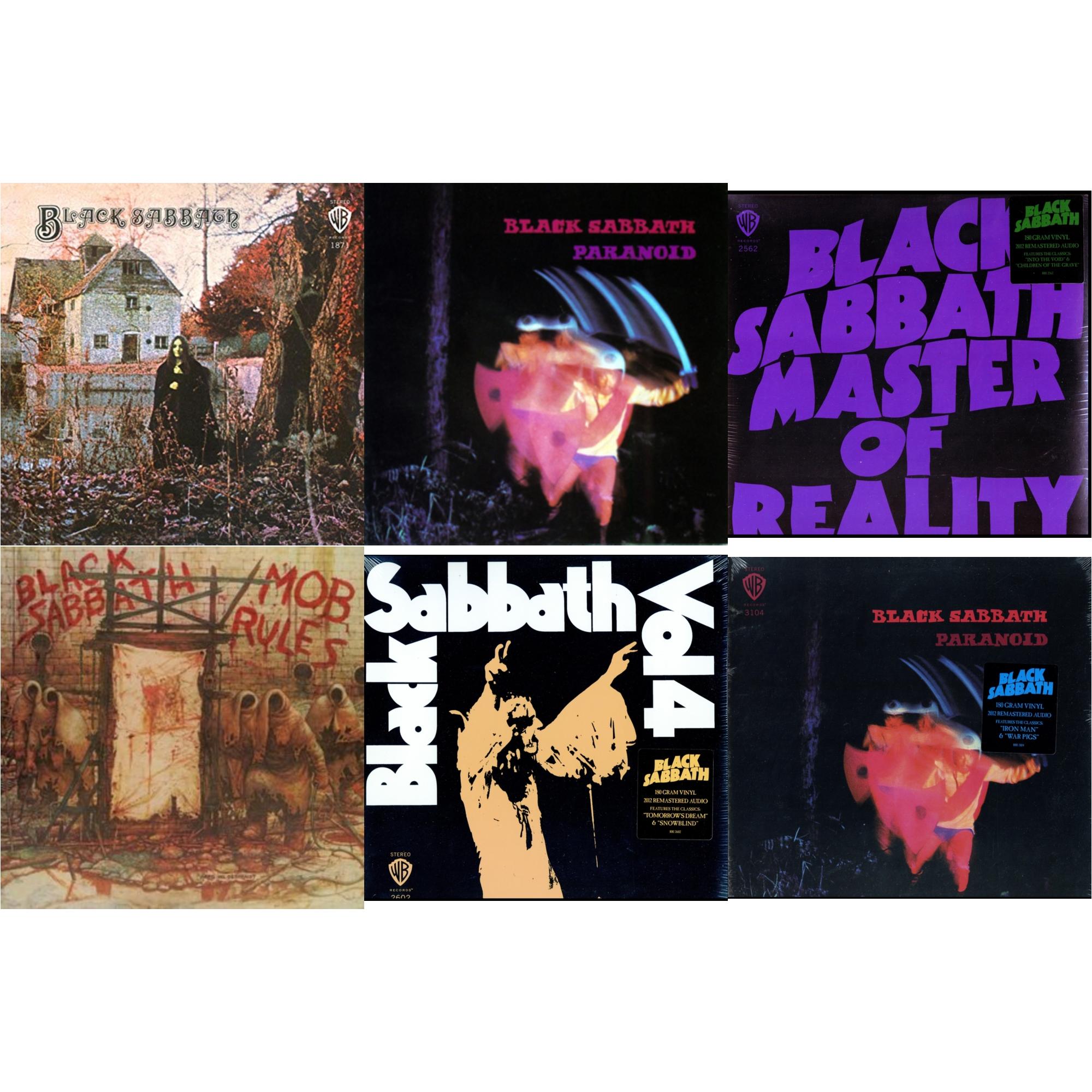 Vol. 4 (180G) & Black Sabbath (180G) & Paranoid (180G) & Master Of Reality (180G) & Paranoid & Mob Rules (Deluxe/2LP)