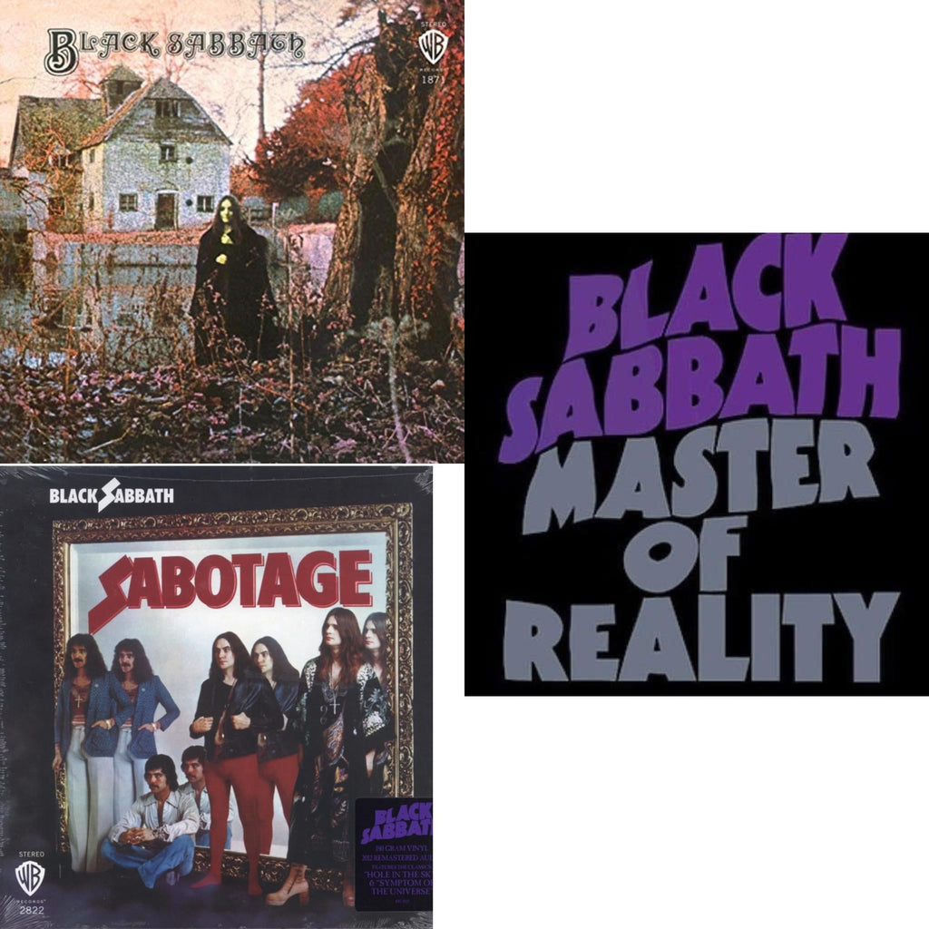 Sabotage (180G) & Black Sabbath (180G) & Master Of Reality