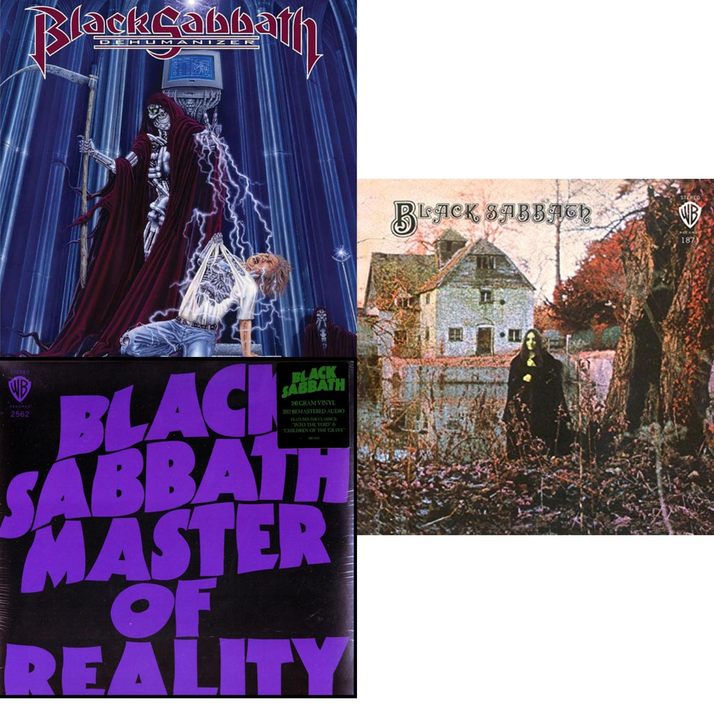 Black Sabbath (180G) & Master Of Reality (180G) & Dehumanizer (Deluxe Edition/2LP) (Rocktober)