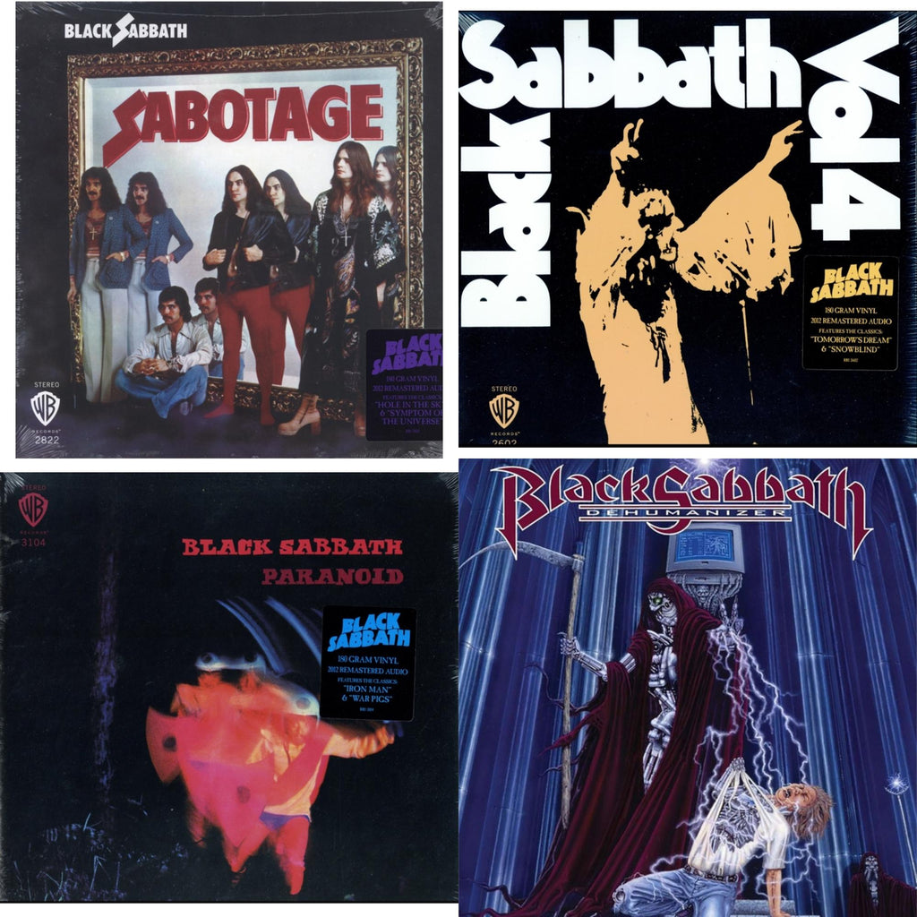 Sabotage (180G) & Vol. 4 (180G) & Paranoid (180G) & Dehumanizer (Deluxe Edition/2LP) (Rocktober)