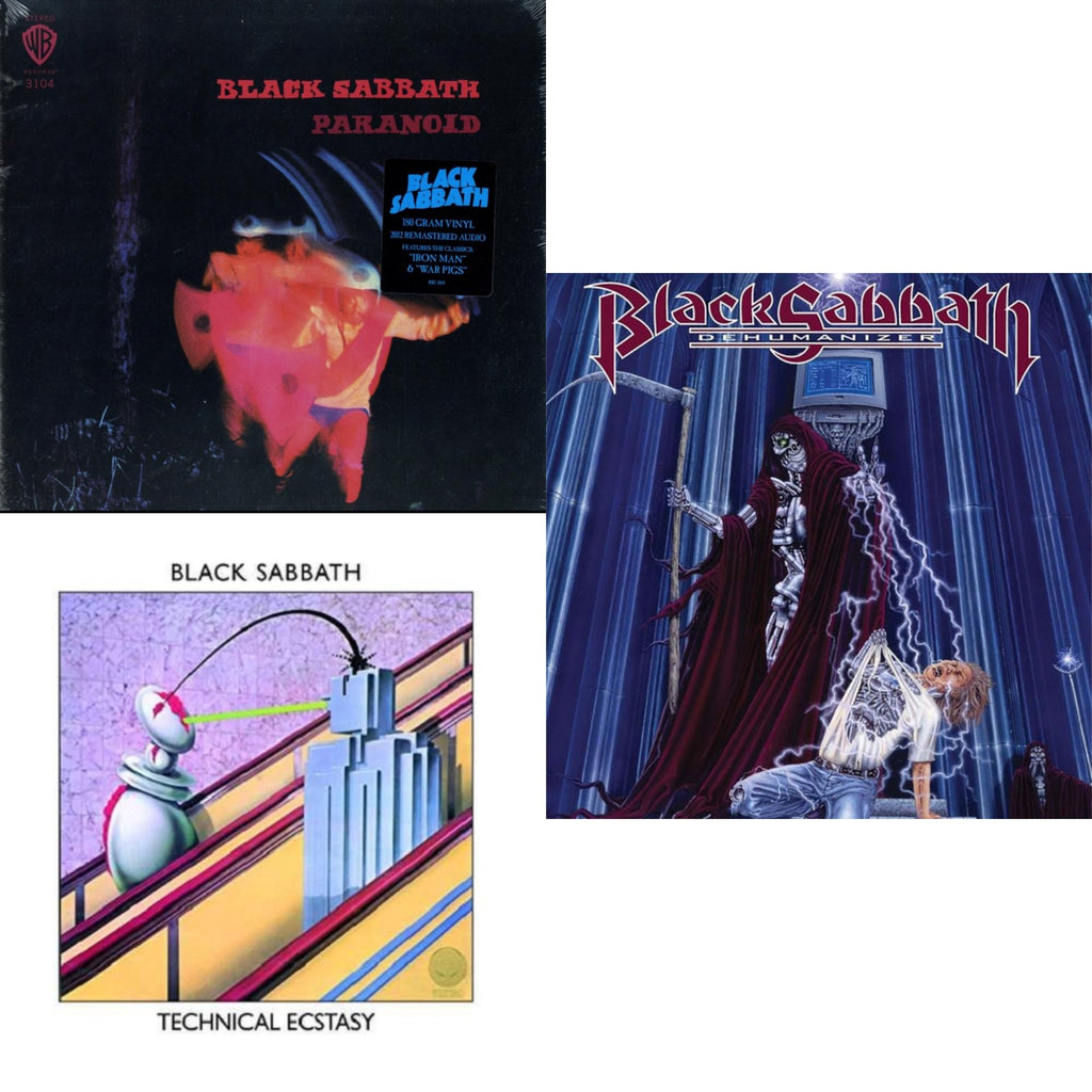 Paranoid (180G) & Technical Ecstasy & Dehumanizer (Deluxe Edition/2LP) (Rocktober)