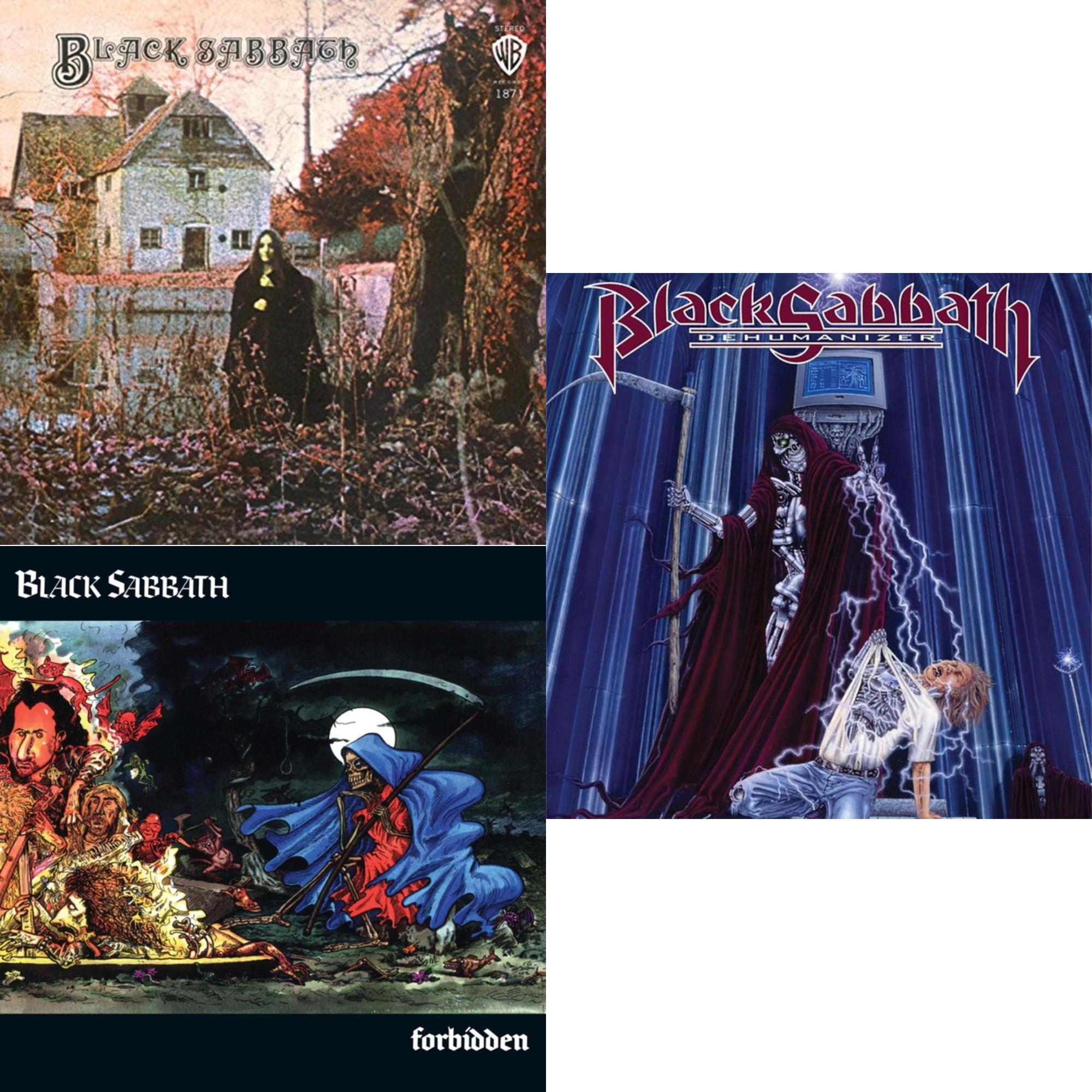 Black Sabbath (180G) & Forbidden (2024 Tony Iommi Remix) & Dehumanizer (Deluxe Edition/2LP) (Rocktober)