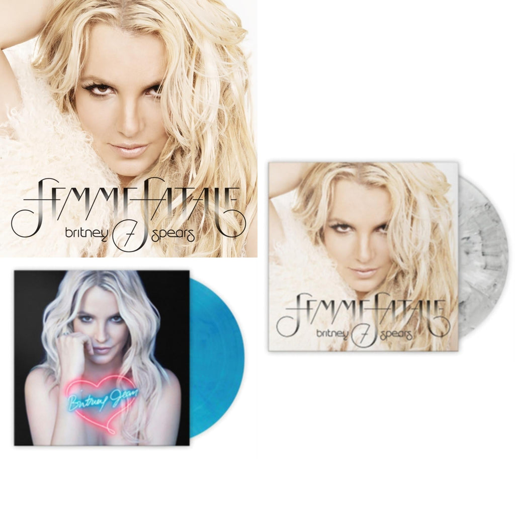 Femme Fatale & Britney Jean (Blue Marbled LP Vinyl/Import) & Femme Fatale (Light Grey Marbled LP Vinyl/Import)