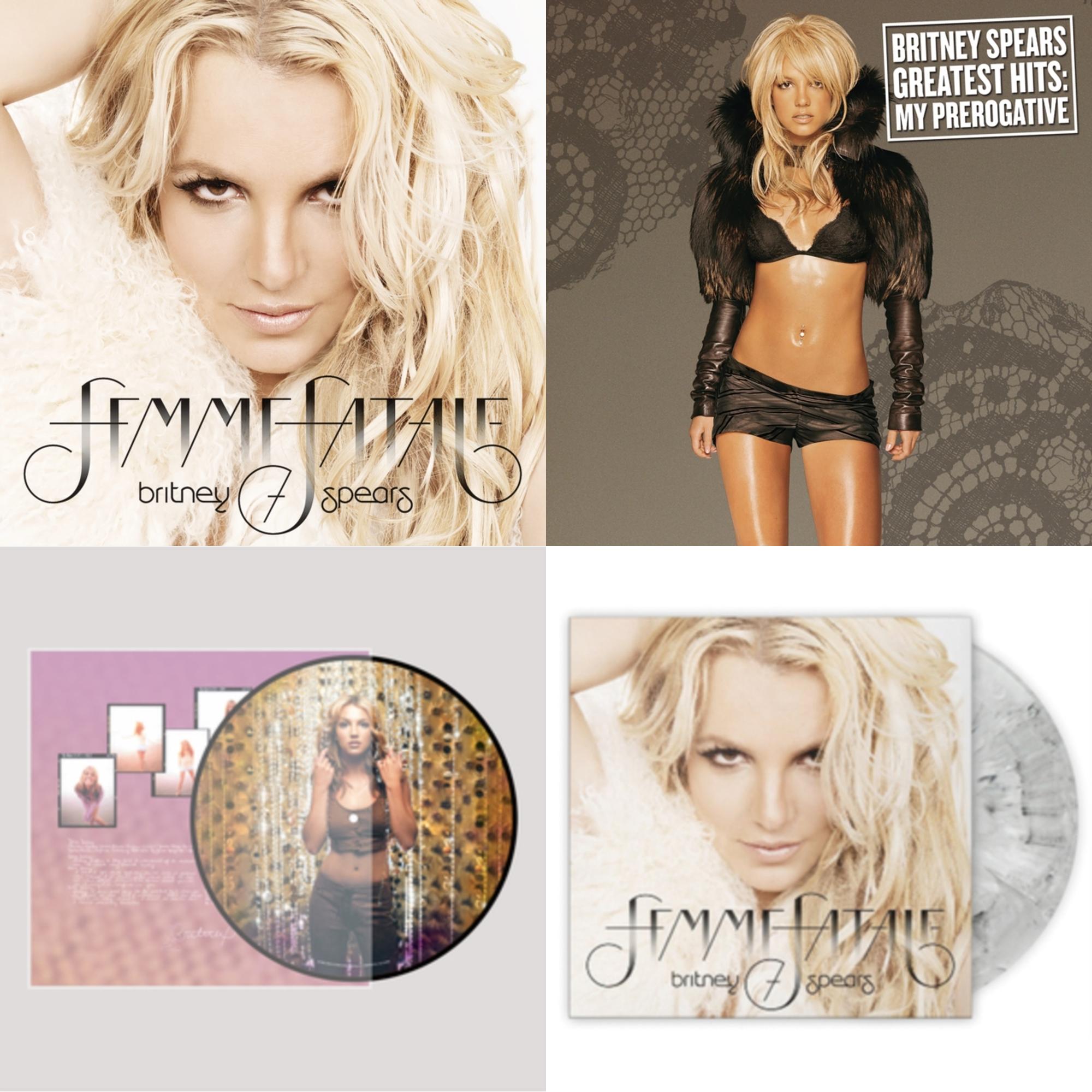 Oops!... I Did It Again (20Th Anniversary Edition Picture LP Vinyl) & Femme Fatale & Greatest Hits : My Prerogative (2LP) & Femme Fatale (Light Grey Marbled LP Vinyl/Import)