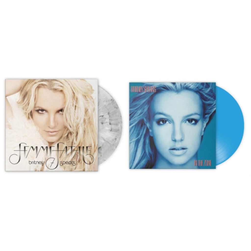 Britney Spears - Femme Fatale (Light Grey Marbled LP Vinyl/Import) & In The Zone (Blue LP Vinyl/Import)
