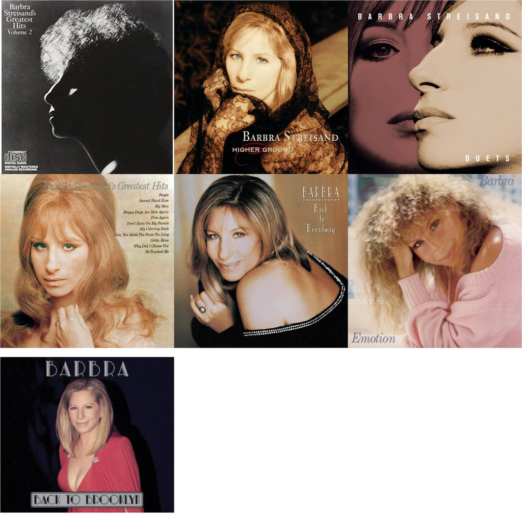 Greatest Hits Vol.2 & Higher Ground & Duets & Greatest Hits & Back To Broadway & Emotion & Back To Brooklyn