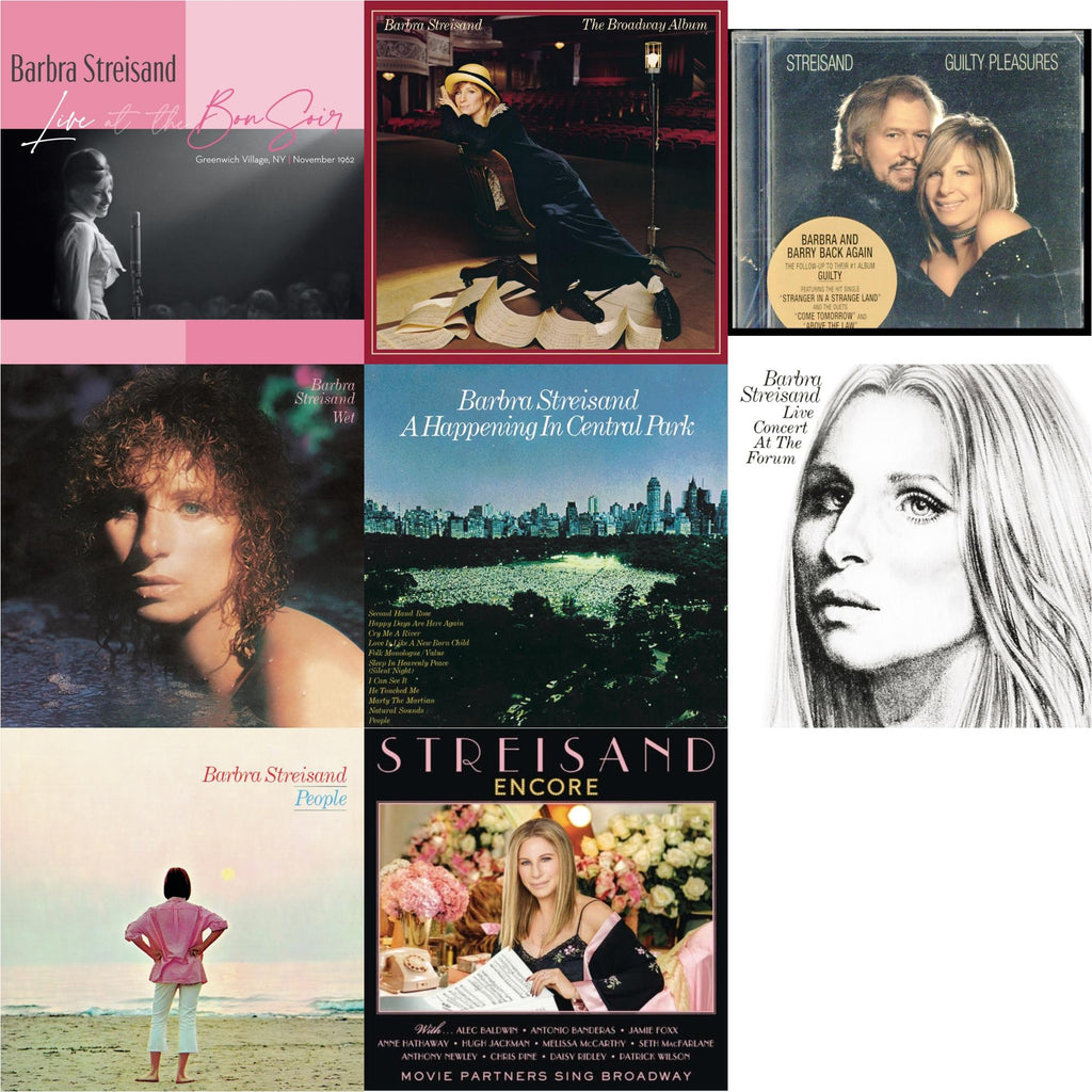Live At The Bon Soir & Broadway Album & Guilty Pleasures & Wet & Happening In Central Park & Live Concert At The Forum & People & Encore: Movie Partners Sing Broadway