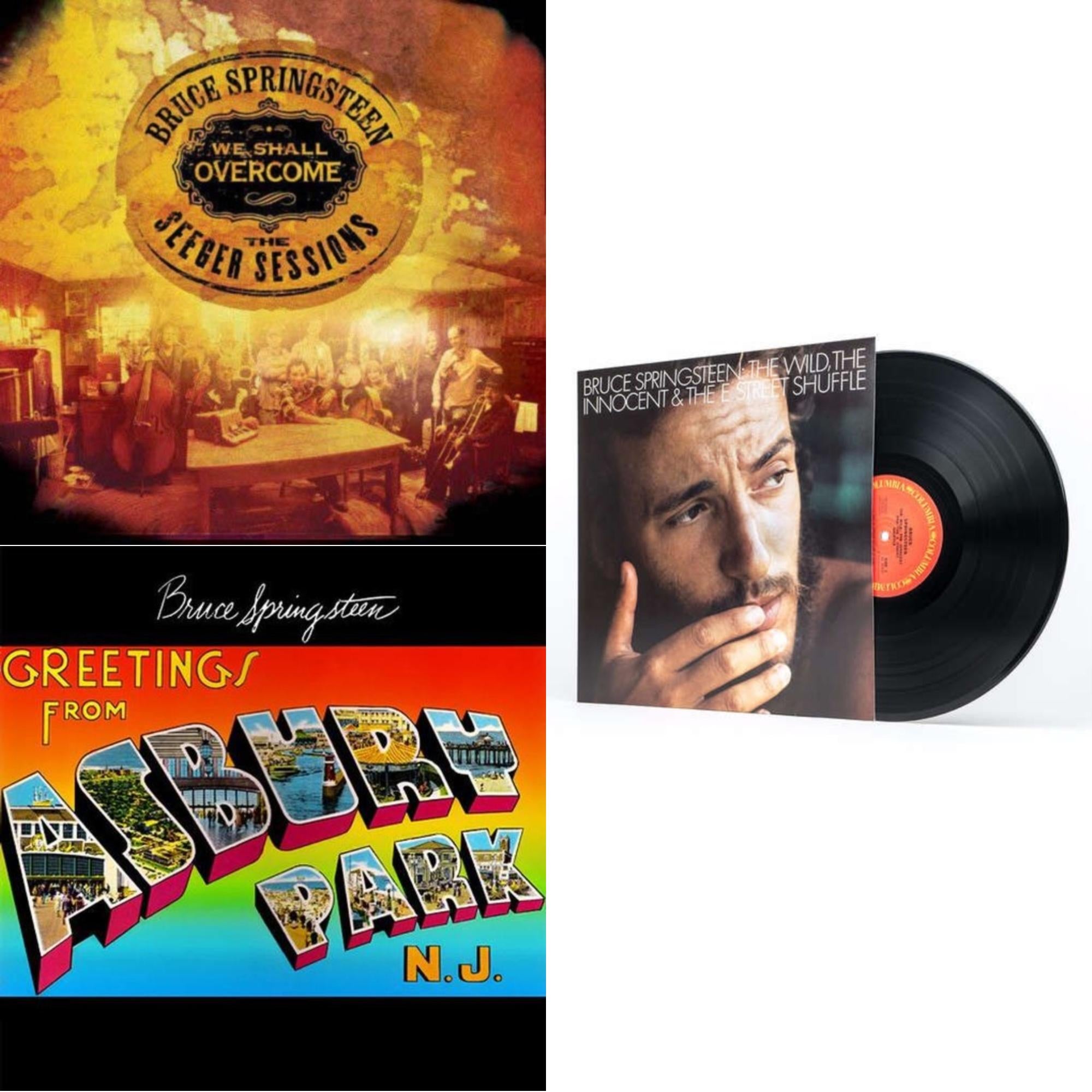 We Shall Overcome: Seeger Sessions (2LP/180G) & Greetings From Asbury Park N.J. (180G) & Wild The Innocent & The E Street Shuffle (180G)