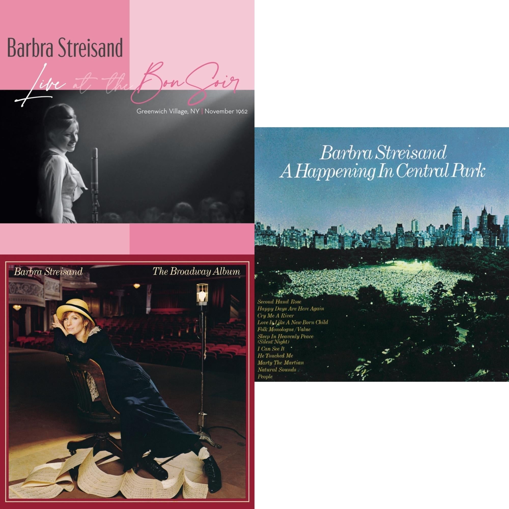 Live At The Bon Soir & Broadway Album & Happening In Central Park