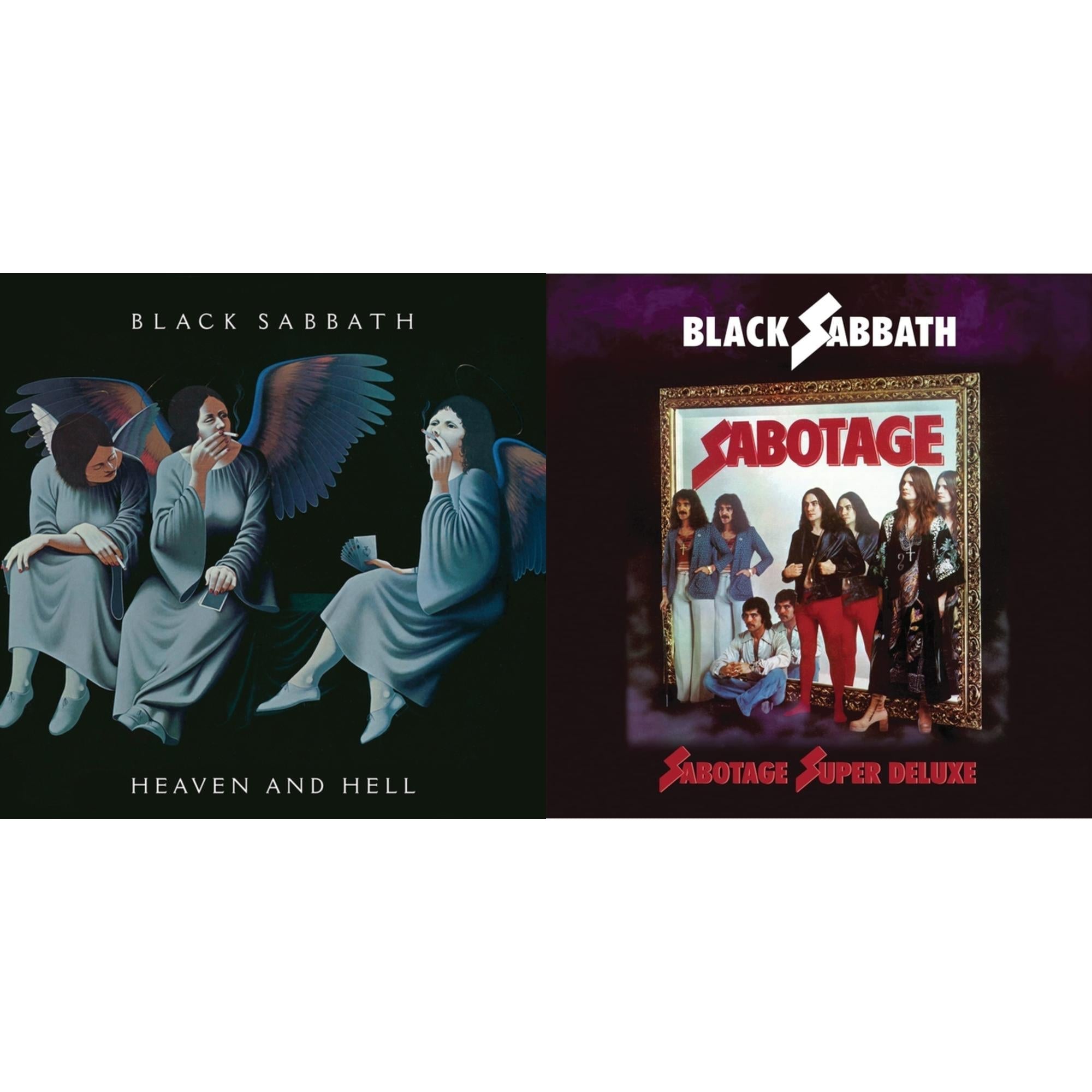 Black Sabbath - Heaven & Hell (Deluxe/2LP) & Sabotage (Super Deluxe Edition/4LP/7Inch)