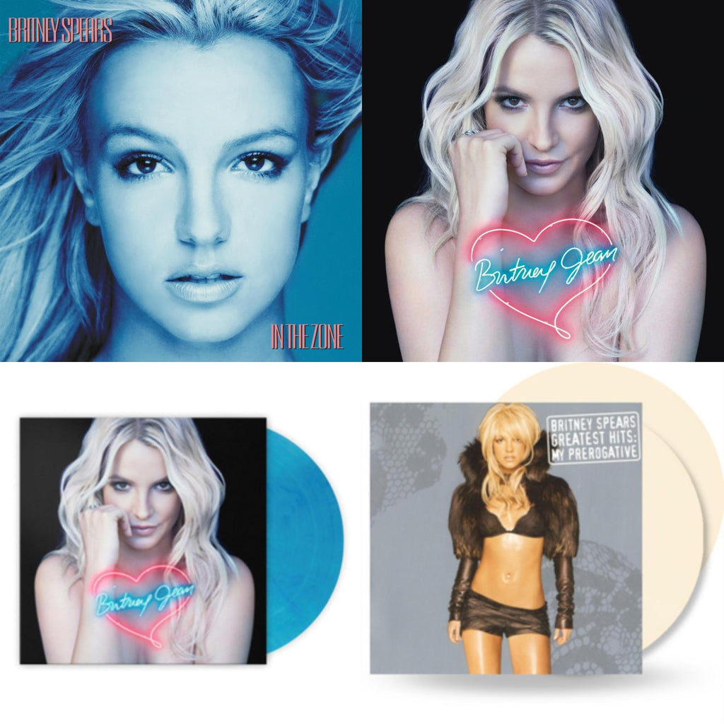 In The Zone & Britney Jean & Britney Jean (Blue Marbled LP Vinyl/Import) & Greatest Hits: My Prerogative (2LP/Cream Vinyl/Import)