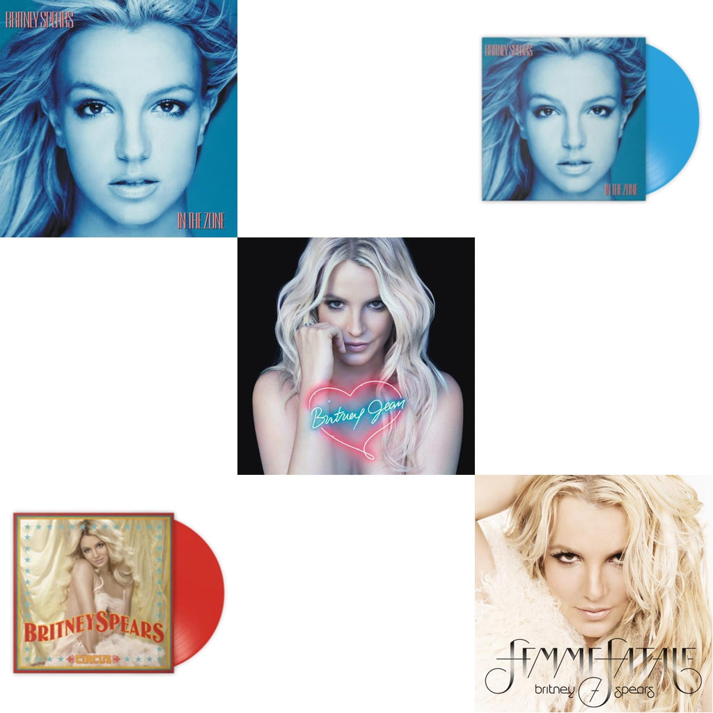In The Zone & Britney Jean & Femme Fatale & In The Zone (Blue LP Vinyl/Import) & Circus (Red LP Vinyl/Import)