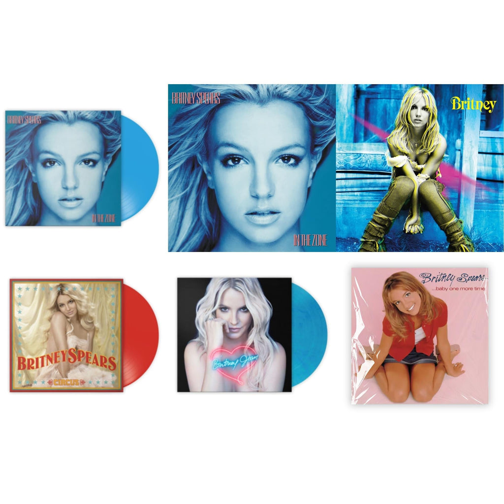Baby One More Time & Britney & In The Zone & In The Zone (Blue LP Vinyl/Import) & Circus (Red LP Vinyl/Import) & Britney Jean (Blue Marbled LP Vinyl/Import)
