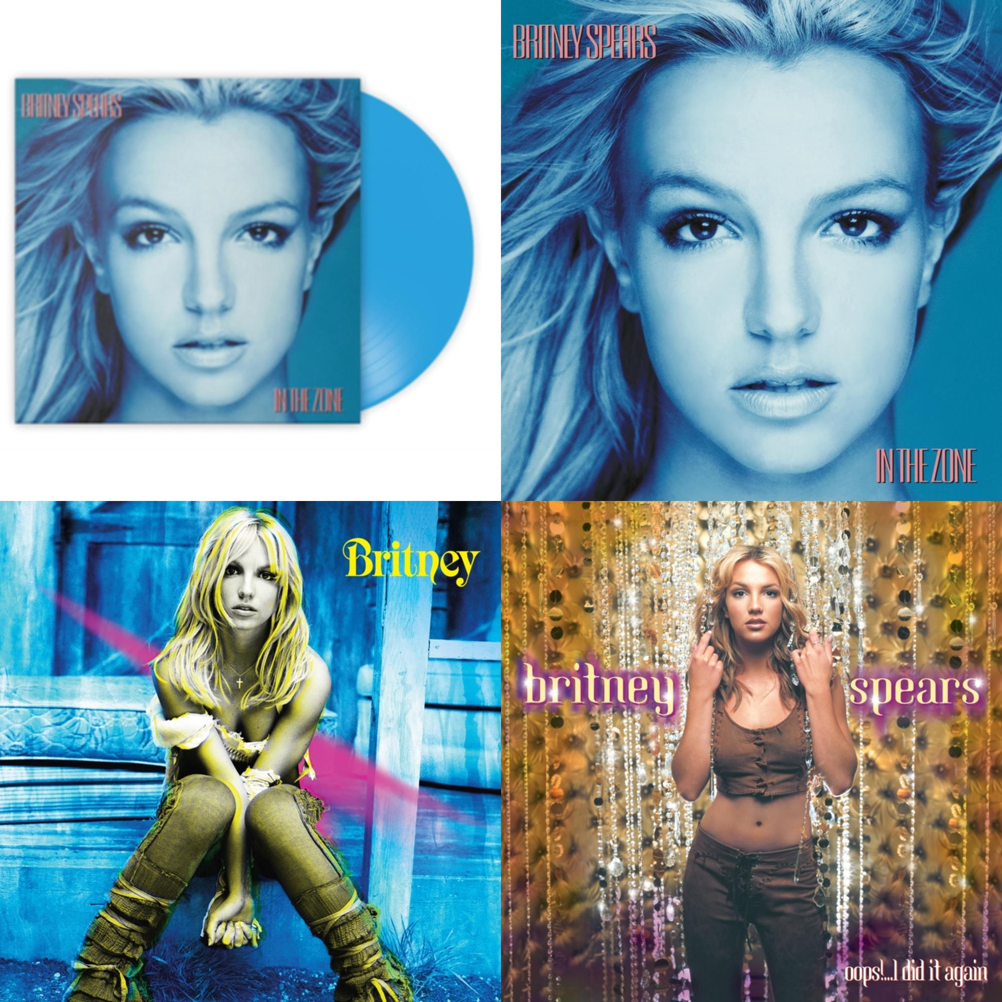 Oops!... I Did It Again & Britney & In The Zone & In The Zone (Blue LP Vinyl/Import)