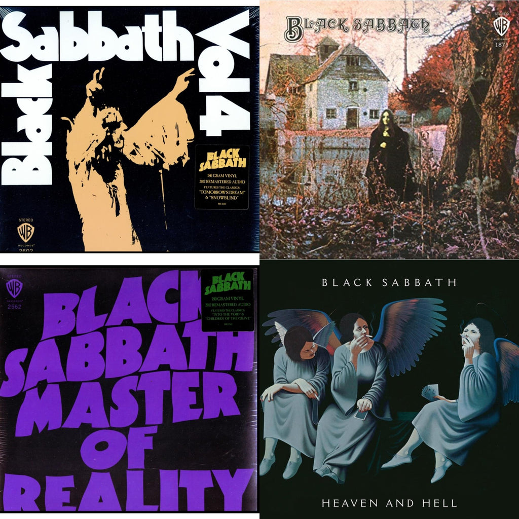 Vol. 4 (180G) & Black Sabbath (180G) & Master Of Reality (180G) & Heaven & Hell (Deluxe/2LP)