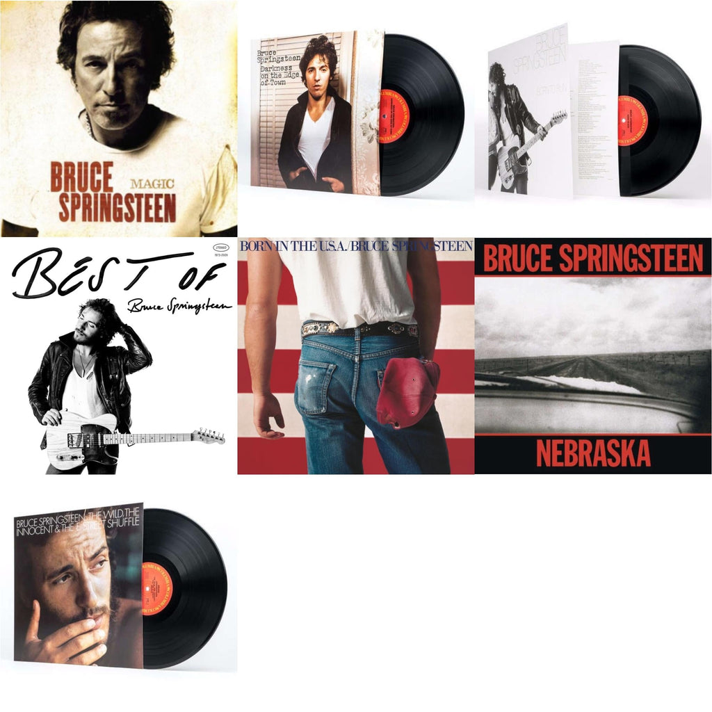 Best Of Bruce Springsteen (2LP) & Magic (180G) & Wild The Innocent & The E Street Shuffle (180G) & Born To Run (180G/Gatefold) & Darkness On The Edge Of Town (180G) & Nebraska (180G) & Born In The U.S.A. (180G)