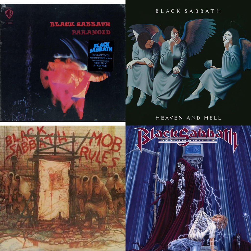 Paranoid (180G) & Heaven & Hell (Deluxe/2LP) & Mob Rules (Deluxe/2LP) & Dehumanizer (Deluxe Edition/2LP) (Rocktober)