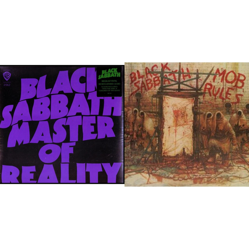 Master Of Reality (180G) & Mob Rules (Deluxe/2LP)