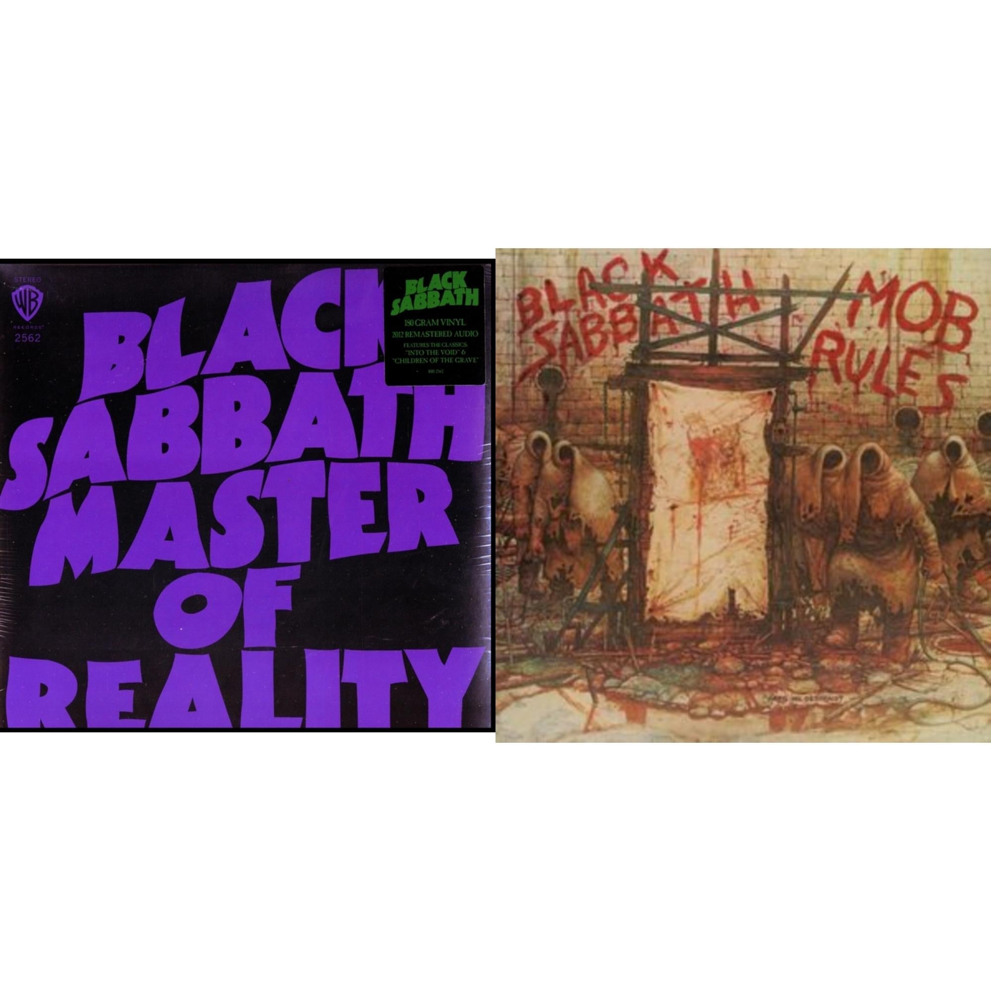 Master Of Reality (180G) & Mob Rules (Deluxe/2LP)