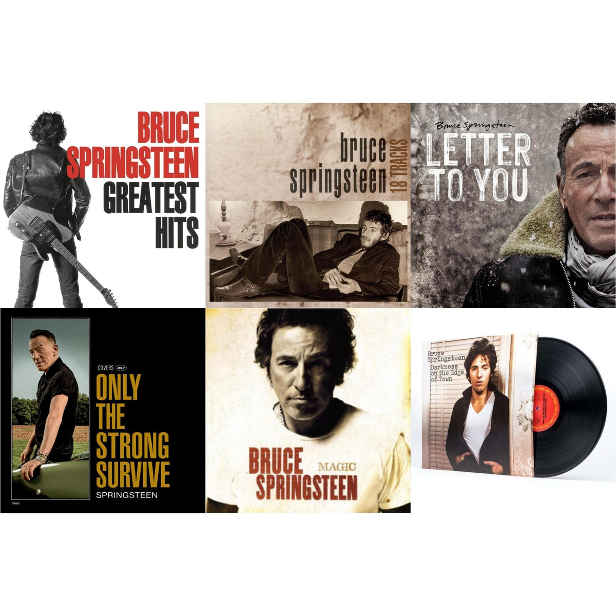 Greatest Hits (2 LP/150G Vinyl/Dl Code) & 18 Tracks & Letter To You (2LP/140G) & Only The Strong Survive (2LP/140G/D-Side Etching) & Magic (180G) & Darkness On The Edge Of Town (180G)