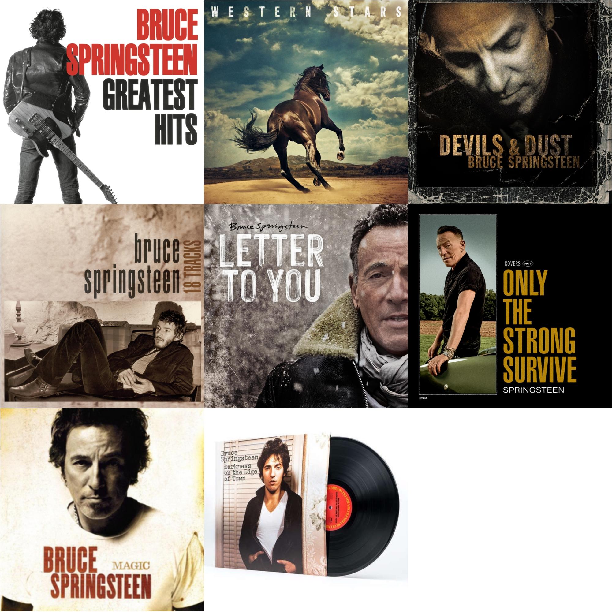 Greatest Hits (2 LP/150G Vinyl/Dl Code) & Western Stars (2LP/150G) & Devils & Dust & 18 Tracks & Letter To You (2LP/140G) & Only The Strong Survive (2LP/140G/D-Side Etching) & Magic (180G) & Darkness On The Edge Of Town (180G)