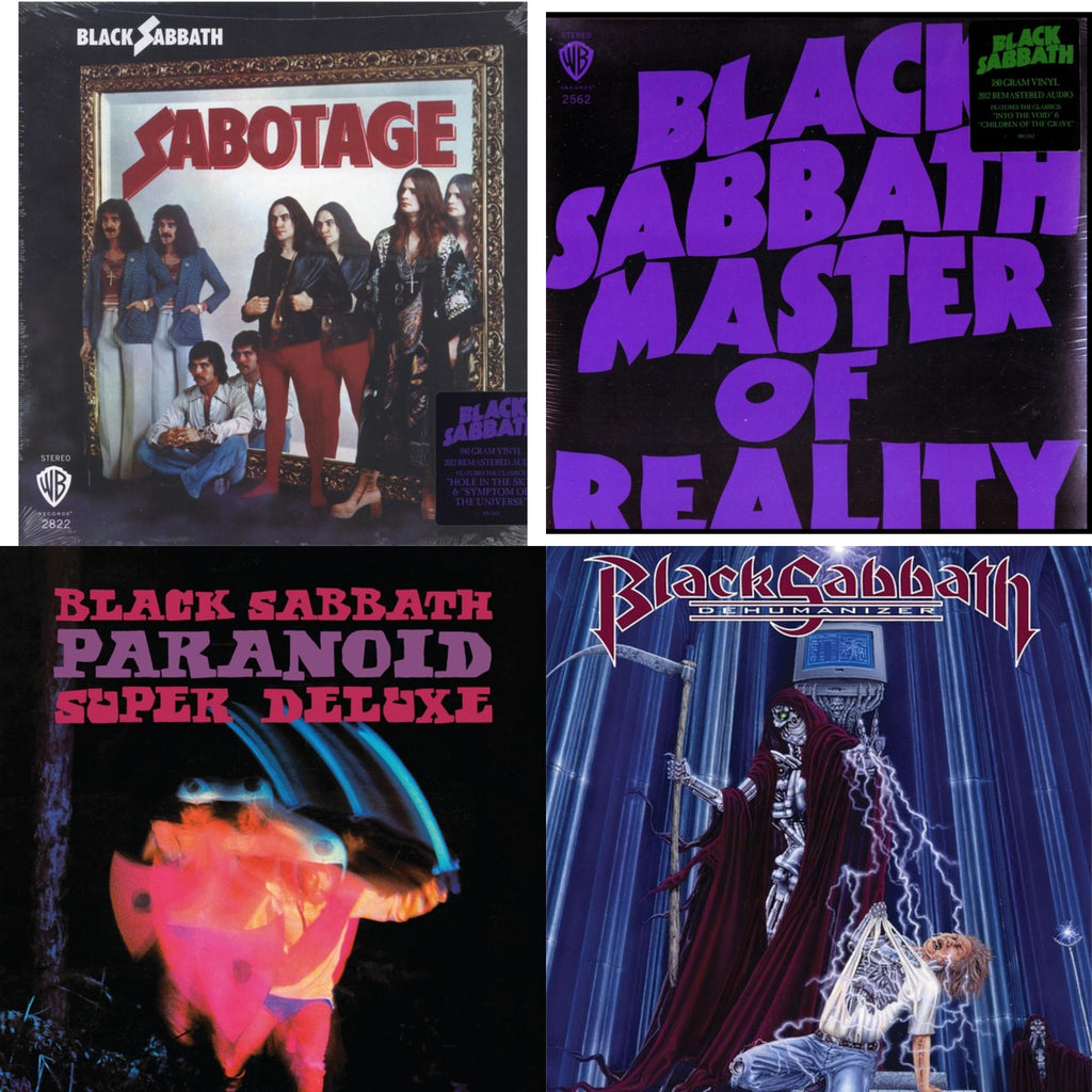 Black Sabbath - Sabotage (180G) & Master Of Reality (180G) & Paranoid (Deluxe Edition) & Dehumanizer (Deluxe Edition/2LP) (Rocktober)