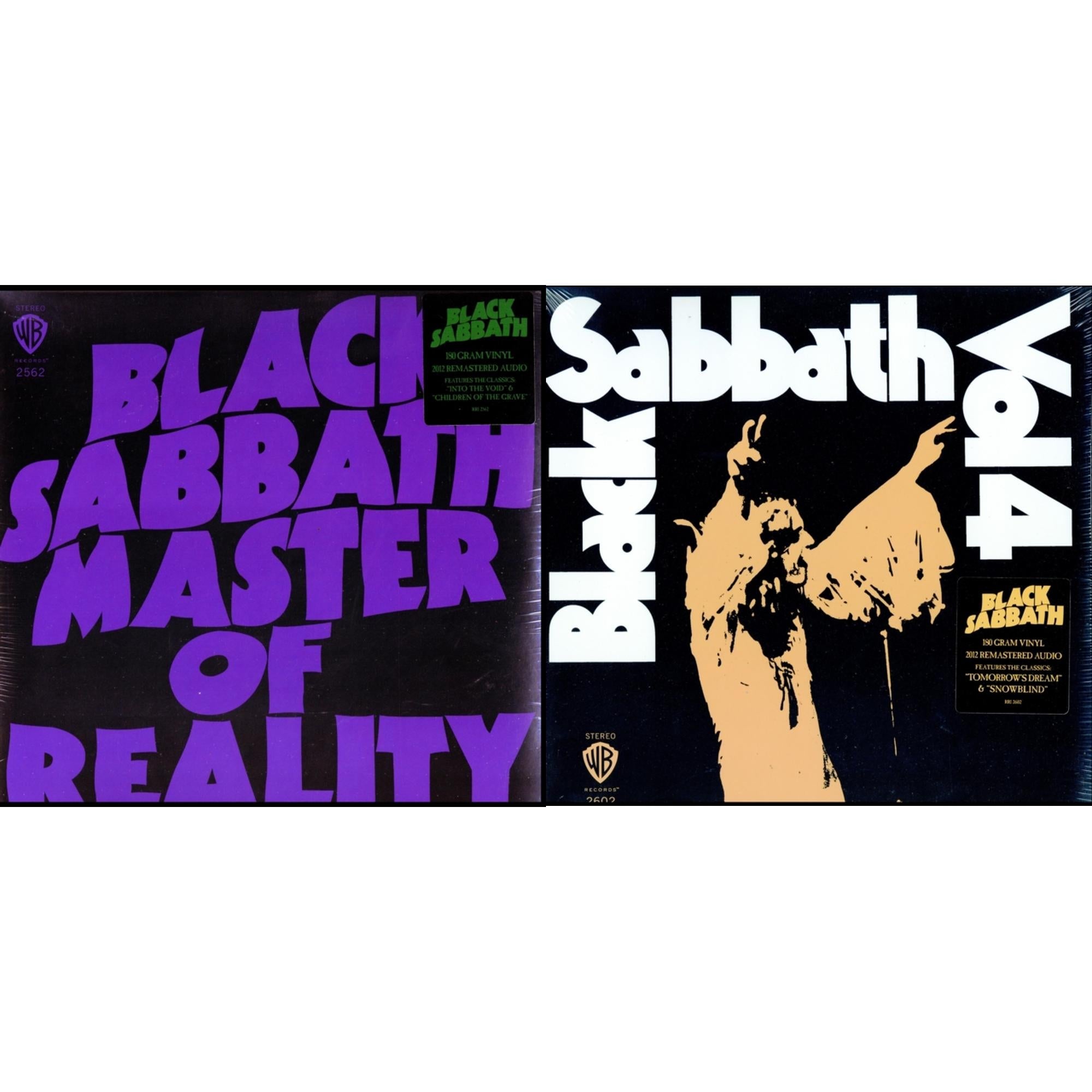 Vol. 4 (180G) & Master Of Reality (180G)