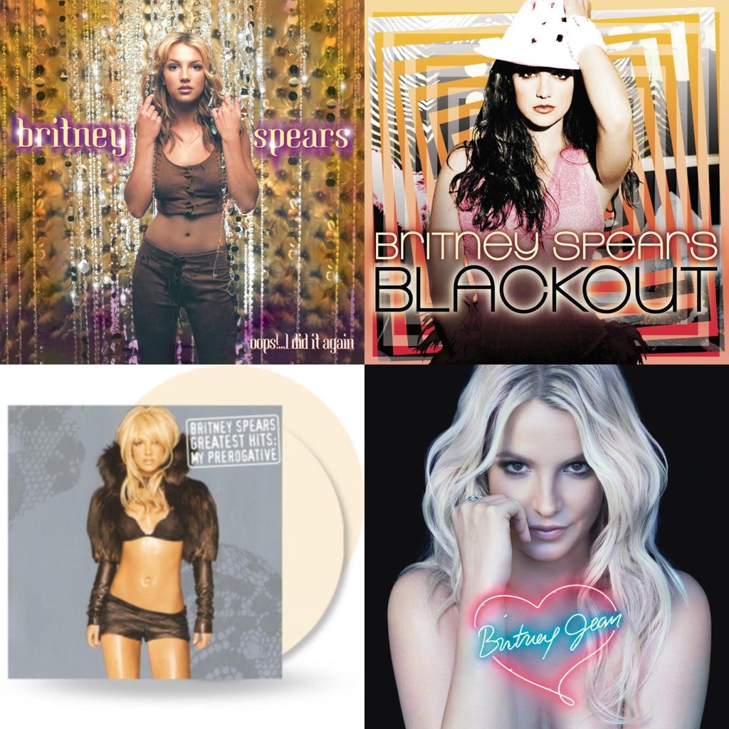 Oops!... I Did It Again & Blackout & Britney Jean & Greatest Hits: My Prerogative (2LP/Cream Vinyl/Import)