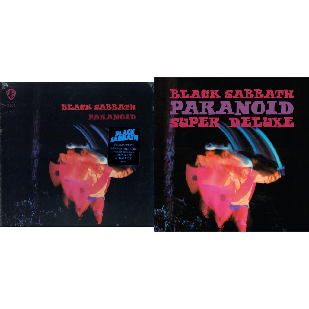 Black Sabbath - Paranoid (180G) & Paranoid (Deluxe Edition) - LP Vinyl Bundle