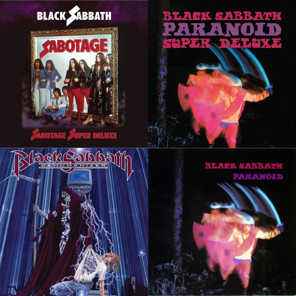 Black Sabbath - Paranoid & Sabotage (Super Deluxe Edition/4LP/7Inch) & Paranoid (Deluxe Edition) & Dehumanizer (Deluxe Edition/2LP) (Rocktober)