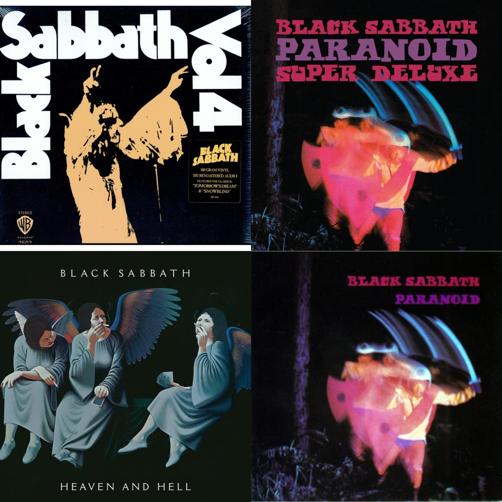Black Sabbath - Vol. 4 (180G) & Paranoid & Paranoid (Deluxe Edition) & Heaven & Hell (Deluxe/2LP)