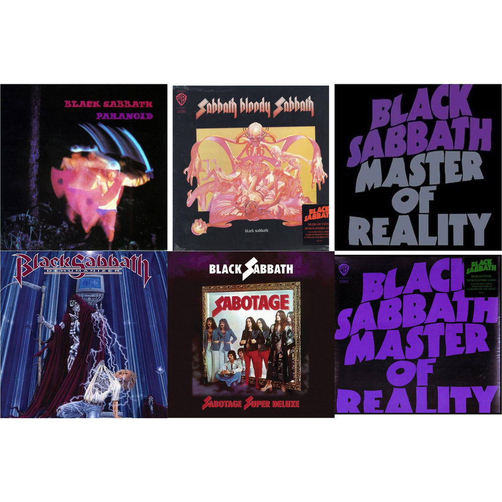Sabbath Bloody Sabbath (180G) & Master Of Reality (180G) & Paranoid & Master Of Reality & Sabotage (Super Deluxe Edition/4LP/7Inch) & Dehumanizer (Deluxe Edition/2LP) (Rocktober)