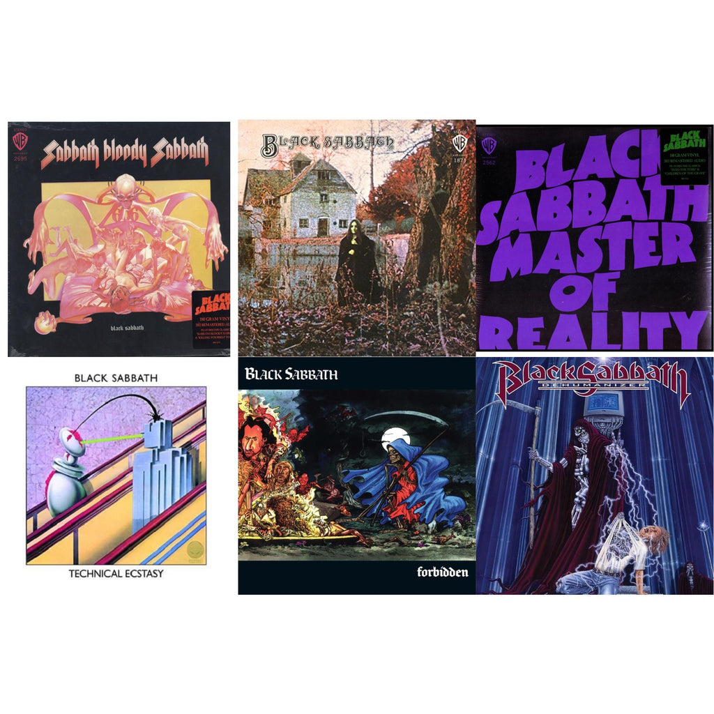 Sabbath Bloody Sabbath (180G) & Black Sabbath (180G) & Master Of Reality (180G) & Technical Ecstasy & Forbidden (2024 Tony Iommi Remix) & Dehumanizer (Deluxe Edition/2LP) (Rocktober)
