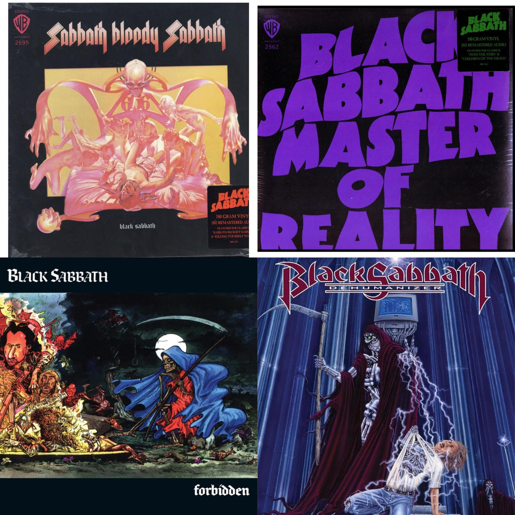 Sabbath Bloody Sabbath (180G) & Master Of Reality (180G) & Forbidden (2024 Tony Iommi Remix) & Dehumanizer (Deluxe Edition/2LP) (Rocktober)