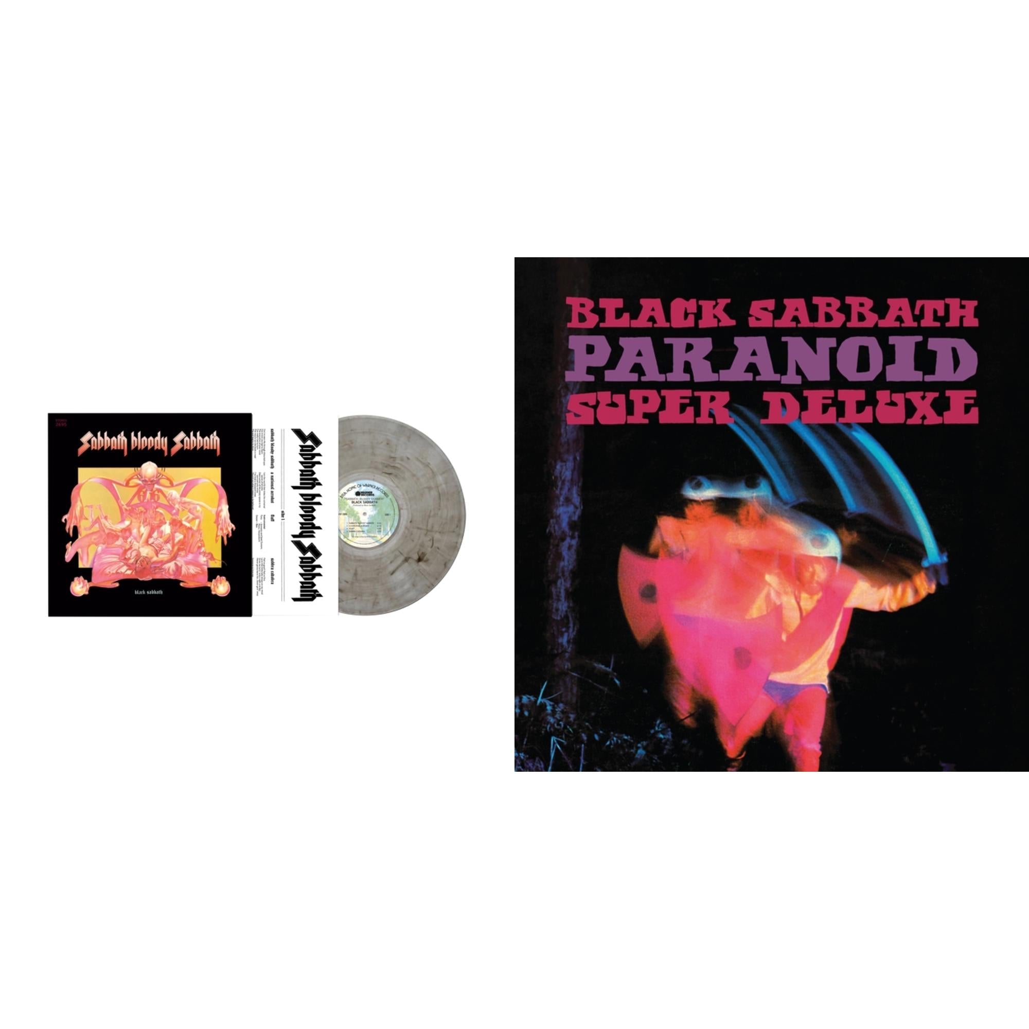 Black Sabbath - Sabbath Bloody Sabbath (Smoky LP Vinyl) (Syeor) & Paranoid (Deluxe Edition)