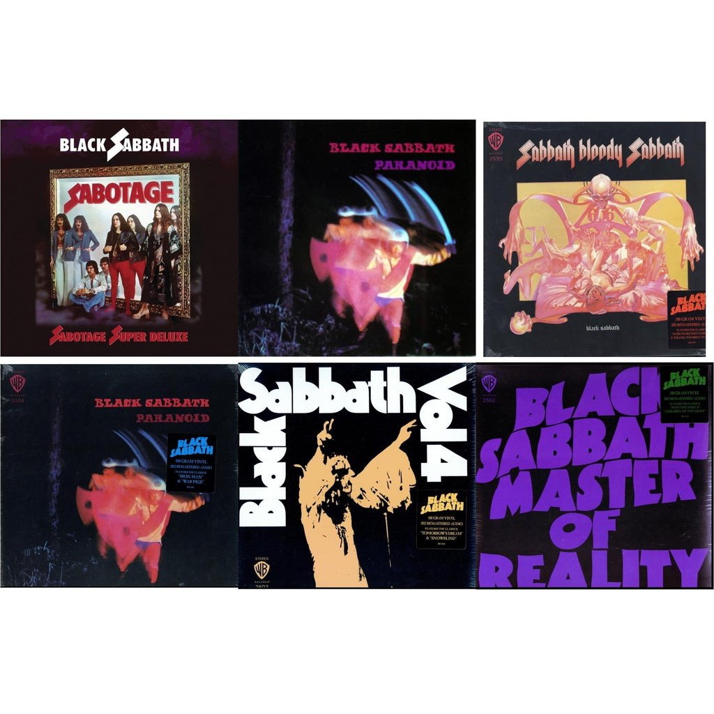 Vol. 4 (180G) & Sabbath Bloody Sabbath (180G) & Paranoid (180G) & Master Of Reality (180G) & Paranoid & Sabotage (Super Deluxe Edition/4LP/7Inch)