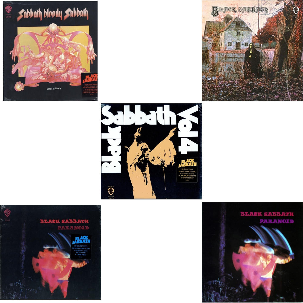 Vol. 4 (180G) & Sabbath Bloody Sabbath (180G) & Black Sabbath (180G) & Paranoid (180G) & Paranoid