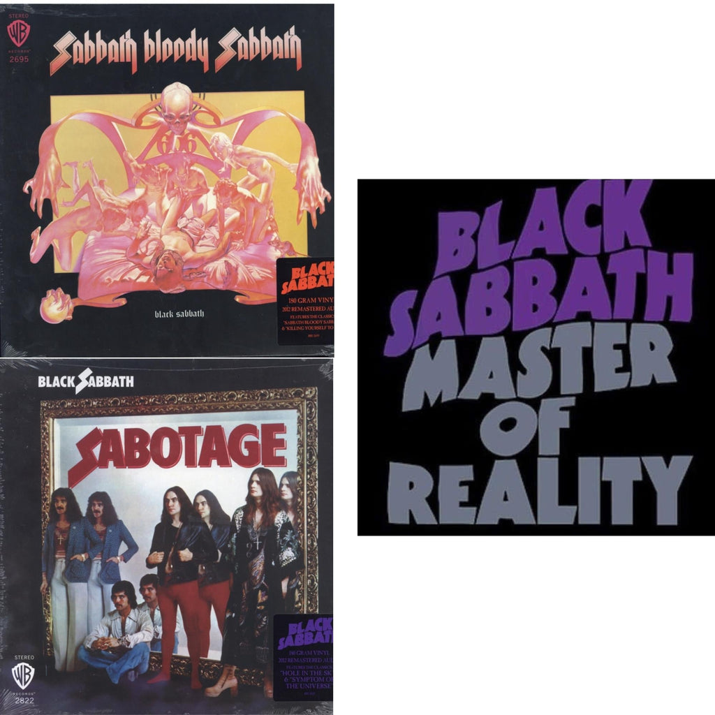 Sabotage (180G) & Sabbath Bloody Sabbath (180G) & Master Of Reality